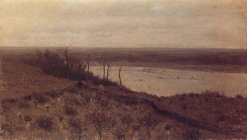 Levitan, Isaak The Flub Sura of the high bank